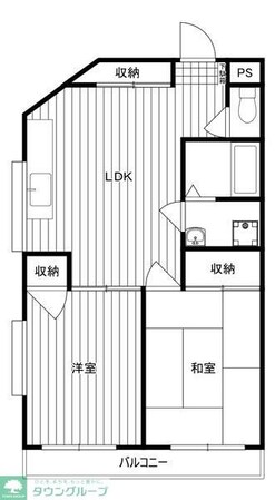 エッソール福生の物件間取画像
